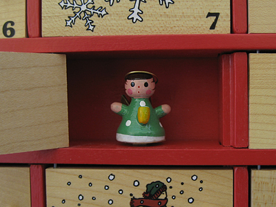 wooden advent calendar l.l. bean