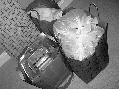 spring cleaning and donating