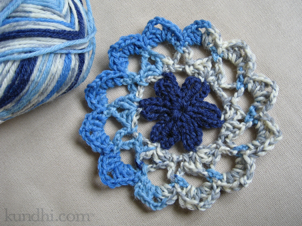 crochet flower my creative space