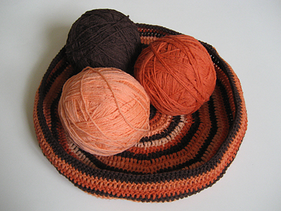 crochet bag in progress