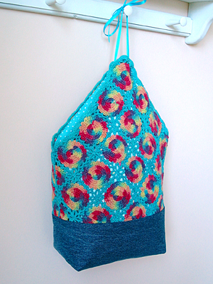 crochet top to tote bag