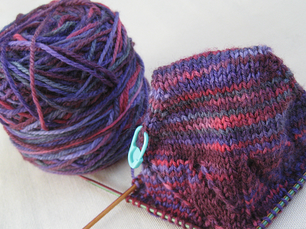 wendy johnson toe up diagonal sock