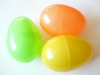 plastic eggs