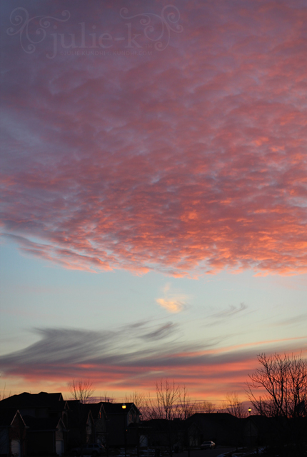 february sunrise