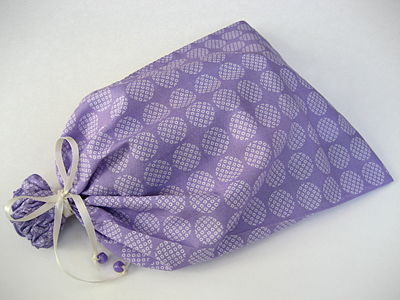 handmade fabric gift bag