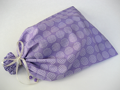 handmade fabric gift bag