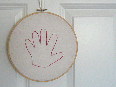 Handprints for mothers day