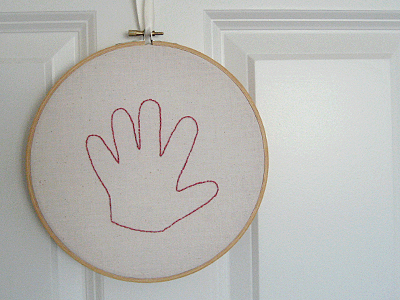 bella's handprint