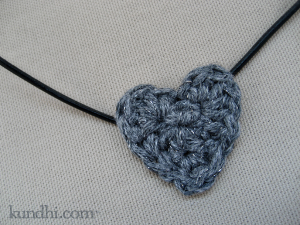 return to julie-k” crochet heart necklace