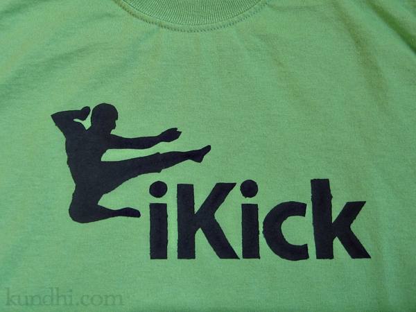 kids karate freezer stencil tshirt