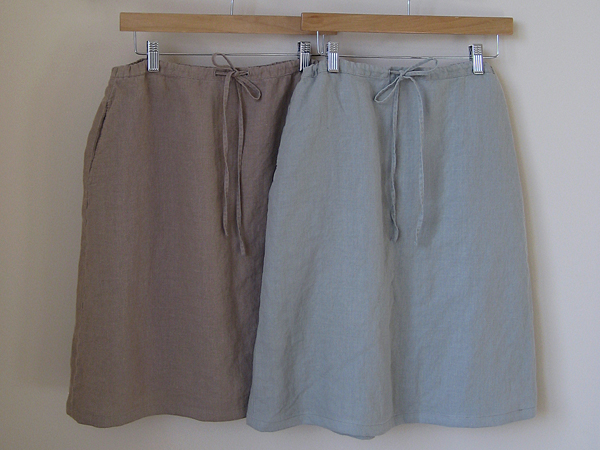 laura ashley linen skirts