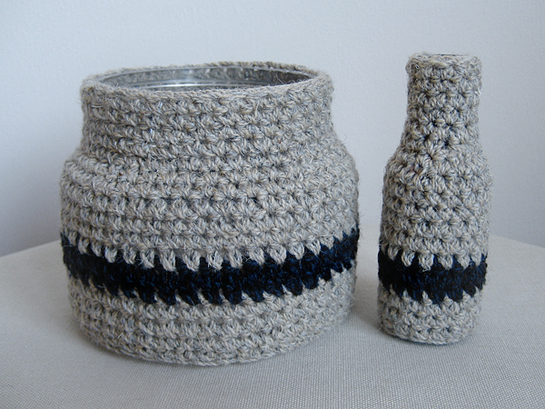more crochet vases 