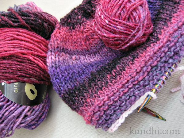 hand knit hat