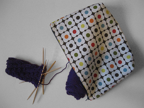 how to sew a placemat zipper pouch with only four seams