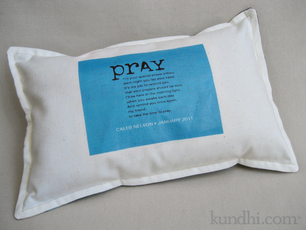 prayer pillow