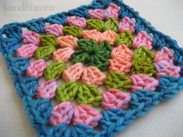 rainbow granny square