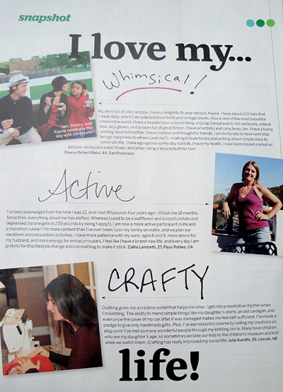 my crafty life in redbook magazine