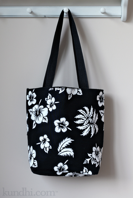 refashioned conference tote bag