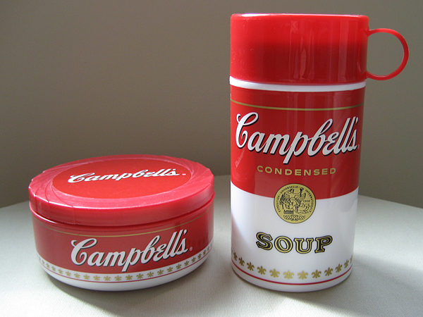 retro campbell's soup thermos
