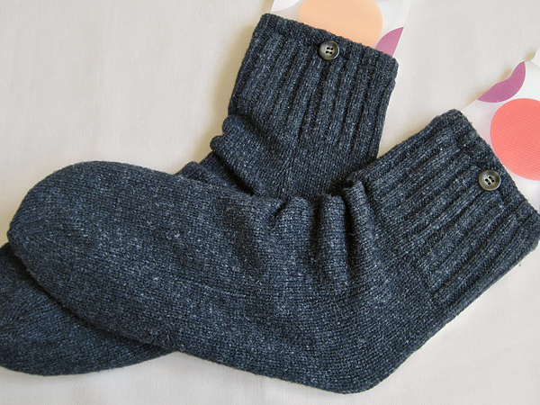 sweater sleeve socks