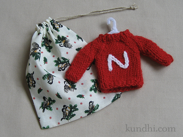 sweater ornament