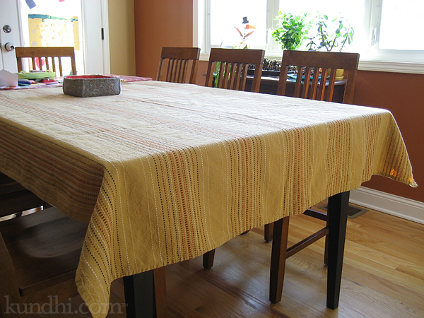 tablecloth refashion