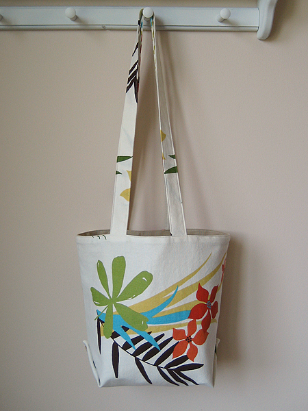 tablecloth lunch tote