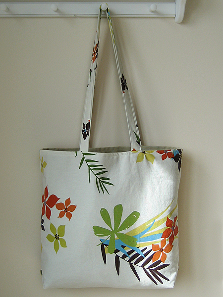 tablecloth beach tote